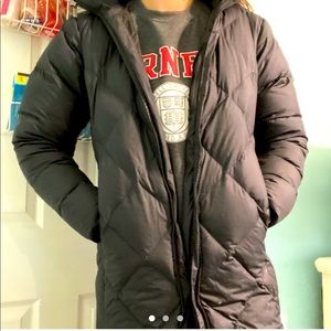 columbia mid thigh length winter coat size medium